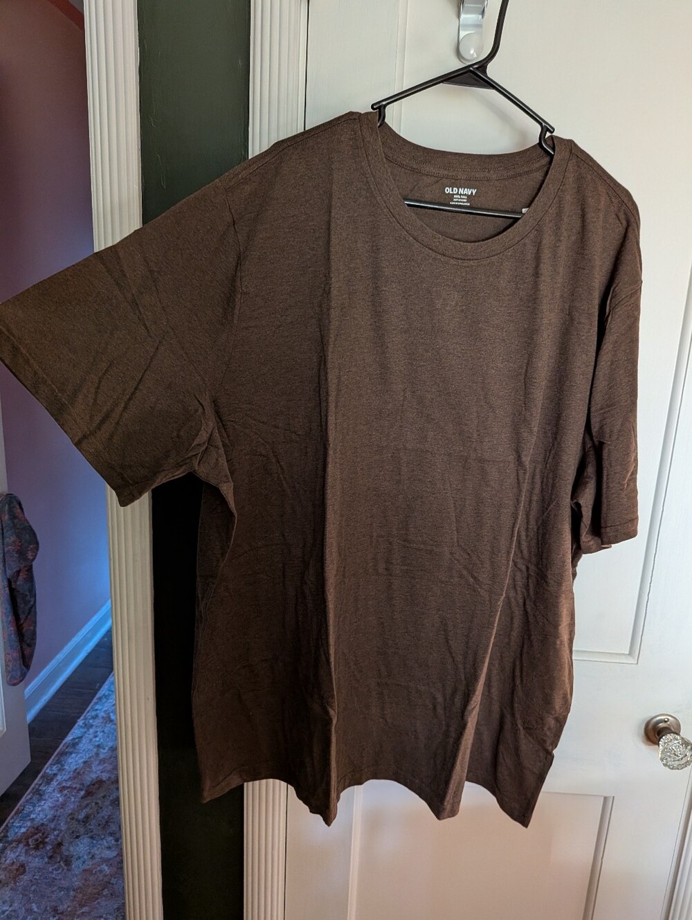 NWT Old Navy Men's Brown Short Sleeve Crew Neck Tee